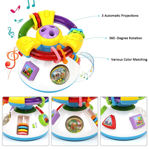 اسباب بازی چرخ فرمان موزیکال کودک FIVE STAR TOYS MUSIC 2 IN 1 PROJECTION_اسباب بازی